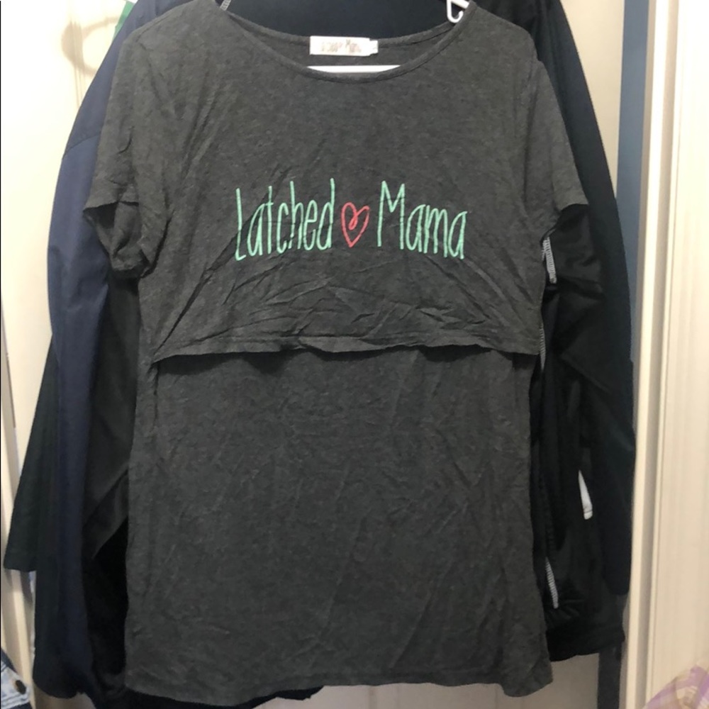Latched Mama Nursing T-shirt XL